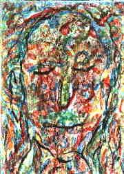Der erste Bildweg, Mai 1995 in Ascona, Das Gesicht eines gelassenen Menschen. 